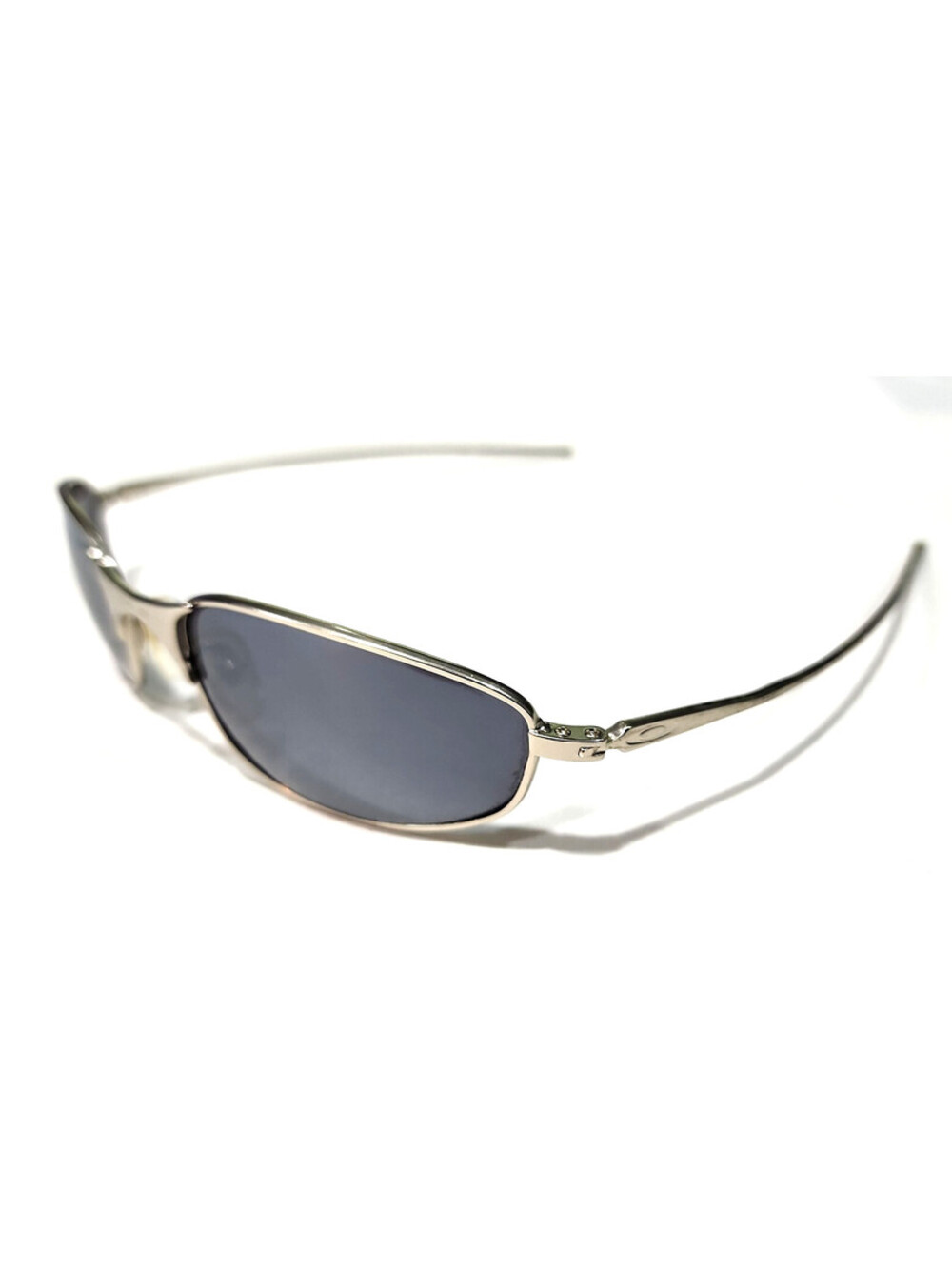Oakley A Wire Gen 1.0 Vintage Silver Metal Wrap Sunglasses 90s Classic No Tips